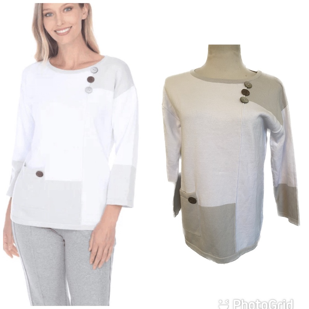 Pure Handknit Memories Pullover Knit Top